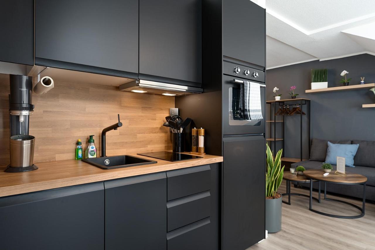 Federnest - Luxus-Studio - Kingsize Boxspringbett - Home-Office Mit Monitor Und Drucker - 11 Min Hbf Дуйсбург Экстерьер фото